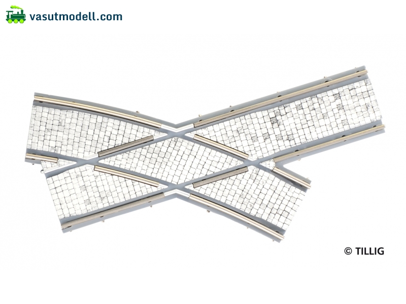 TILLIG 87163 Bogenkreuzung links Pflas TILLIG 87163 Bogenkreuzung links Pflas