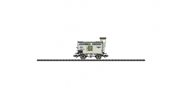 TRIX 24102 S�rsz�ll�t� fedett teherkocsi L�wenrbr�u, K.Bay.Sts.B., f�kh�zzal