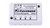 VIESSMANN 5042 Villogófény effekt vezérlőmodul, 4 db kimenettel VIESSMANN 5042 Villogófény effekt vezérlőmodul, 4 db kimenettel