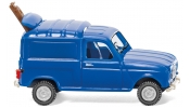 WIKING 22502 Renault R4 panel truck with ladder - blue