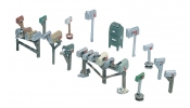 WOODLAND Scenics D206 Assorted Mailboxes