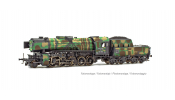 ARNOLD 2485S DRB, heavy steam locomotive BR 42 in camouflage livery, period IIc, with DCC sound decoder ARNOLD 2485S DRB, heavy steam locomotive BR 42 in camouflage livery, period IIc, with DCC sound decoder