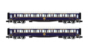 ARNOLD 4400 VSOE, 2-unit pack Pullmancoaches , sleeping coaches, blue livery, period IV-V ARNOLD 4400 VSOE, 2-unit pack Pullmancoaches , sleeping coaches, blue livery, period IV-V