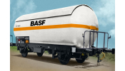 ARNOLD 6476 BASF, 2-unit pack of 2-axle gas tank wagon, period IV ARNOLD 6476 BASF, 2-unit pack of 2-axle gas tank wagon, period IV