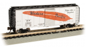 BACHMANN 17062 AAR 40 Steel Box Car - Western Pacific (Feather Car) BACHMANN 17062 AAR 40 Steel Box Car - Western Pacific (Feather Car)
