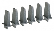 FALLER 120473 Pillérek, 6 db, azonos magasságú (75 mm) FALLER 120473 Pillérek, 6 db, azonos magasságú (75 mm)