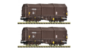 FLEISCHMANN 6660075 2-tlg. Set: Teleskophaubenwagen, RCW FLEISCHMANN 6660075 2-tlg. Set: Teleskophaubenwagen, RCW