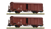 FLEISCHMANN 826216 2-tlg.Set Ged.Güterw. DB AG FLEISCHMANN 826216 2-tlg.Set Ged.Güterw. DB AG