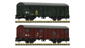 FLEISCHMANN 831513 2-tlg. Set: Gbs Postgüterwagen FLEISCHMANN 831513 2-tlg. Set: Gbs Postgüterwagen