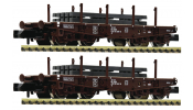 FLEISCHMANN 845609 Set 2x Schwerlastw.ÖBB+Brammen FLEISCHMANN 845609 Set 2x Schwerlastw.ÖBB+Brammen
