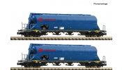 FLEISCHMANN 849007 2-tlg.Staubsilow. Ermewa FLEISCHMANN 849007 2-tlg.Staubsilow. Ermewa