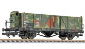 LILIPUT 235281 Open wagon, Ommru, with cabin, camouflage LILIPUT 235281 Open wagon, Ommru, with cabin, camouflage