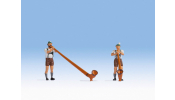 NOCH 12821 Hangmodul + figurák: Alphorn Players NOCH 12821 Hangmodul + figurák: Alphorn Players
