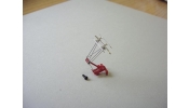 PIKO 56156 Áramszedő, piros, Hobby mozdonyokhoz PIKO 56156 Áramszedő, piros, Hobby mozdonyokhoz
