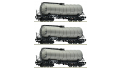 ROCO 6600030 3er Set Knickkesselwag. DR ROCO 6600030 3er Set Knickkesselwag. DR