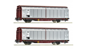 ROCO 6600111 2-tlg. Set: Schiebewandwagen, DB ROCO 6600111 2-tlg. Set: Schiebewandwagen, DB