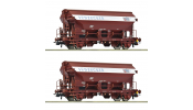 ROCO 6600124 2-tlg. Set: Schwenkdachwagen, DB ROCO 6600124 2-tlg. Set: Schwenkdachwagen, DB