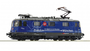 ROCO 71408 Villanymozdony, Re 421 394-8, Zürich–München, SBB, VI, DCC-hangos ROCO 71408 Villanymozdony, Re 421 394-8, Zürich–München, SBB, VI, DCC-hangos