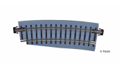 TILLIG 83732 Ágyazatos sín, íves, R12-22k, R 310÷353 mm/15° balos váltóhoz (barna talpfával) TILLIG 83732 Ágyazatos sín, íves, R12-22k, R 310÷353 mm/15° balos váltóhoz (barna talpfával)