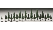 WOODLAND Scenics TR1585 2in, - 4in, Evergreen Blend 18/pk WOODLAND Scenics TR1585 2in, - 4in, Evergreen Blend 18/pk