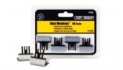 WOODLAND Scenics TT4571 Dust Monkeys (HO Scale) WOODLAND Scenics TT4571 Dust Monkeys (HO Scale)